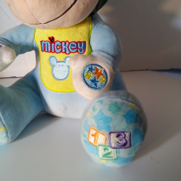 Just Play Disney Babies Mickey Mouse Talking Stuffed Animal Plush - Picture 4 of 12